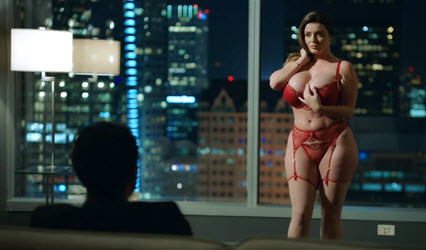 Хозяйка с огромными сиськами